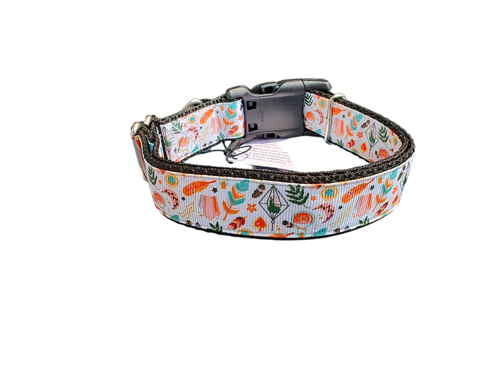 Feathers and Ferns Apothecary Nylon Dog Collar | Purrfect Pet Kingdom