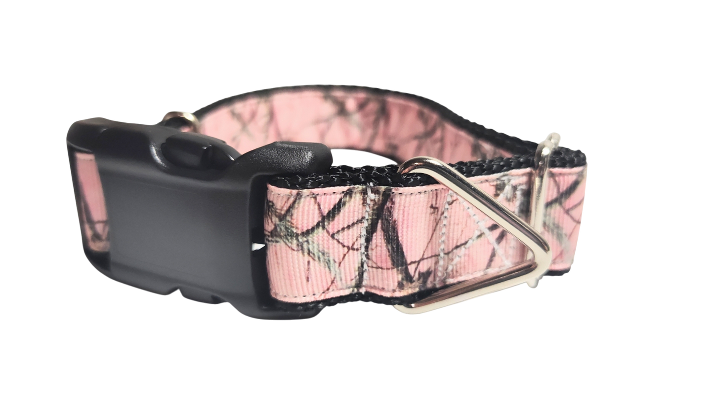 Pink Camo Nylon Dog Collar | Purrfect Pet Kingdom