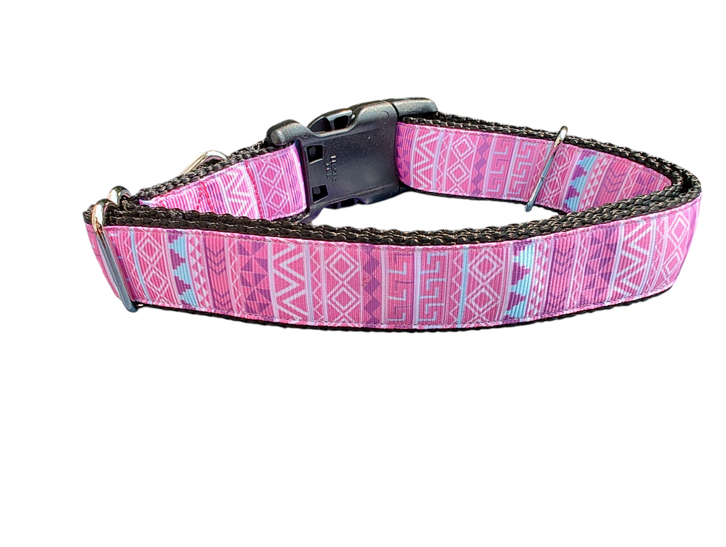 Pink Patterns Nylon Dog Collar | Purrfect Pet Kingdom