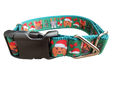 Christmas Pups Nylon Dog Collar