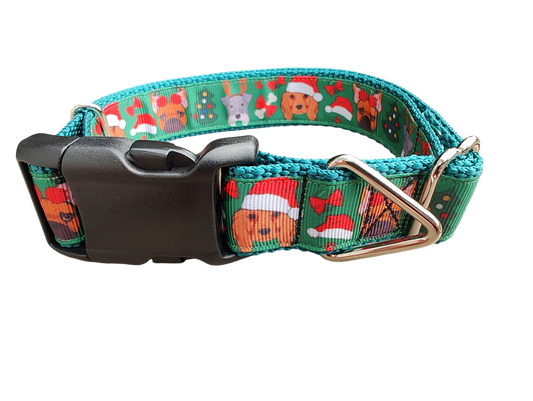 Christmas Pups Nylon Dog Collar | Purrfect Pet Kingdom