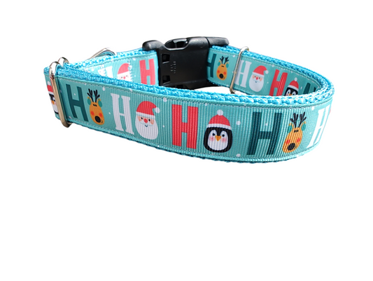 HO HO HO! Christmas Nylon Dog Collar | Purrfect Pet Kingdom
