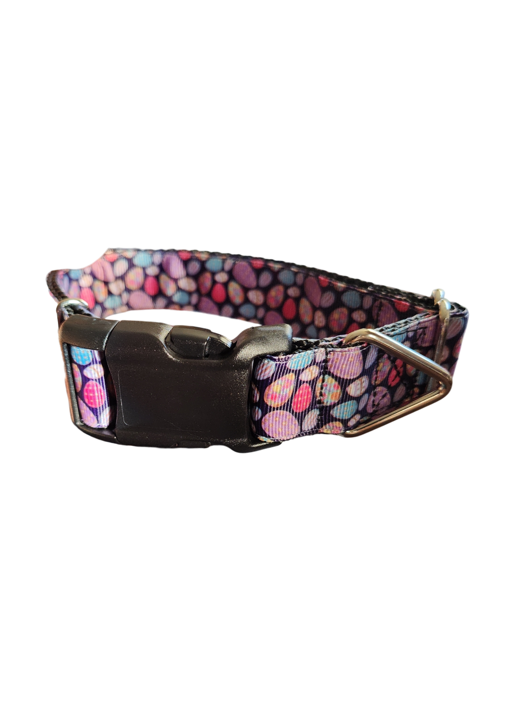 Colorful Easter Eggs Nylon Dog Collar