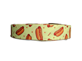 Falling Hotdogs Nylon Dog Collar