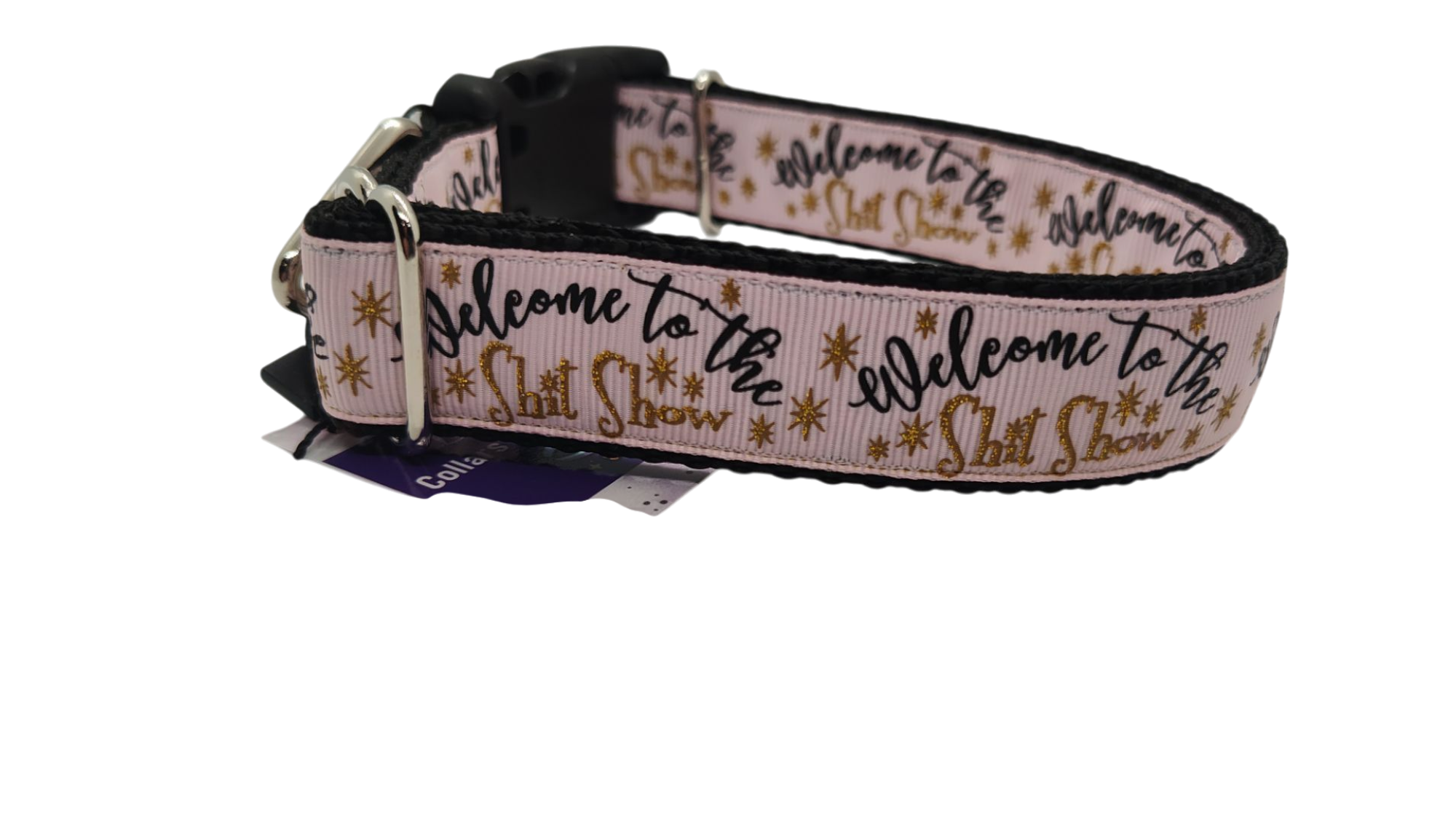 Welcome To The Shit Show Nylon Dog Collar | Purrfect Pet Kingdom