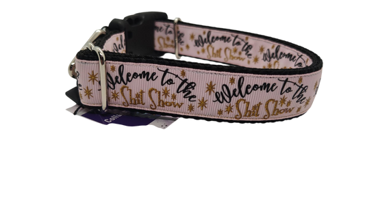 Welcome To The Shit Show Nylon Dog Collar | Purrfect Pet Kingdom