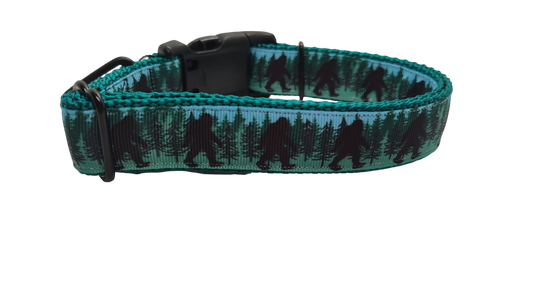 Bigfoot Forest Nylon Dog Collar | Purrfect Pet Kingdom