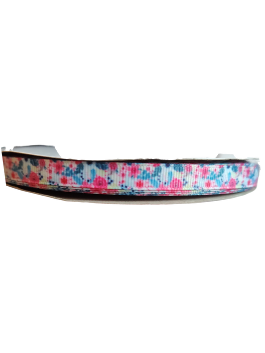 1/2" Bright Floral Nylon Dog Collar | Purrfect Pet Kingdom