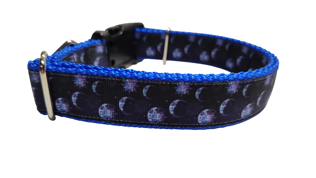 Moon Nylon Dog Collar