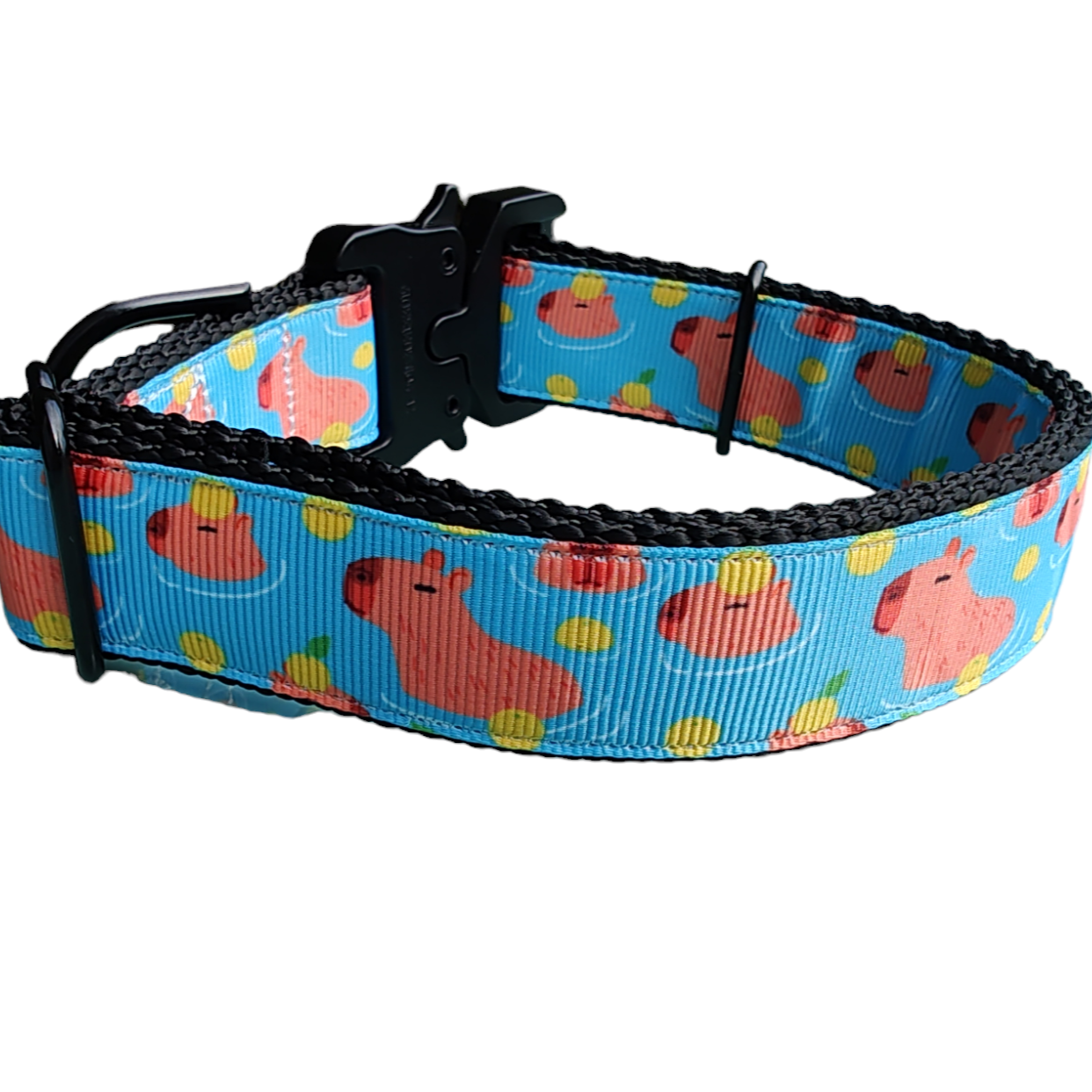 Capybara Nylon Dog Collar | Purrfect Pet Kingdom