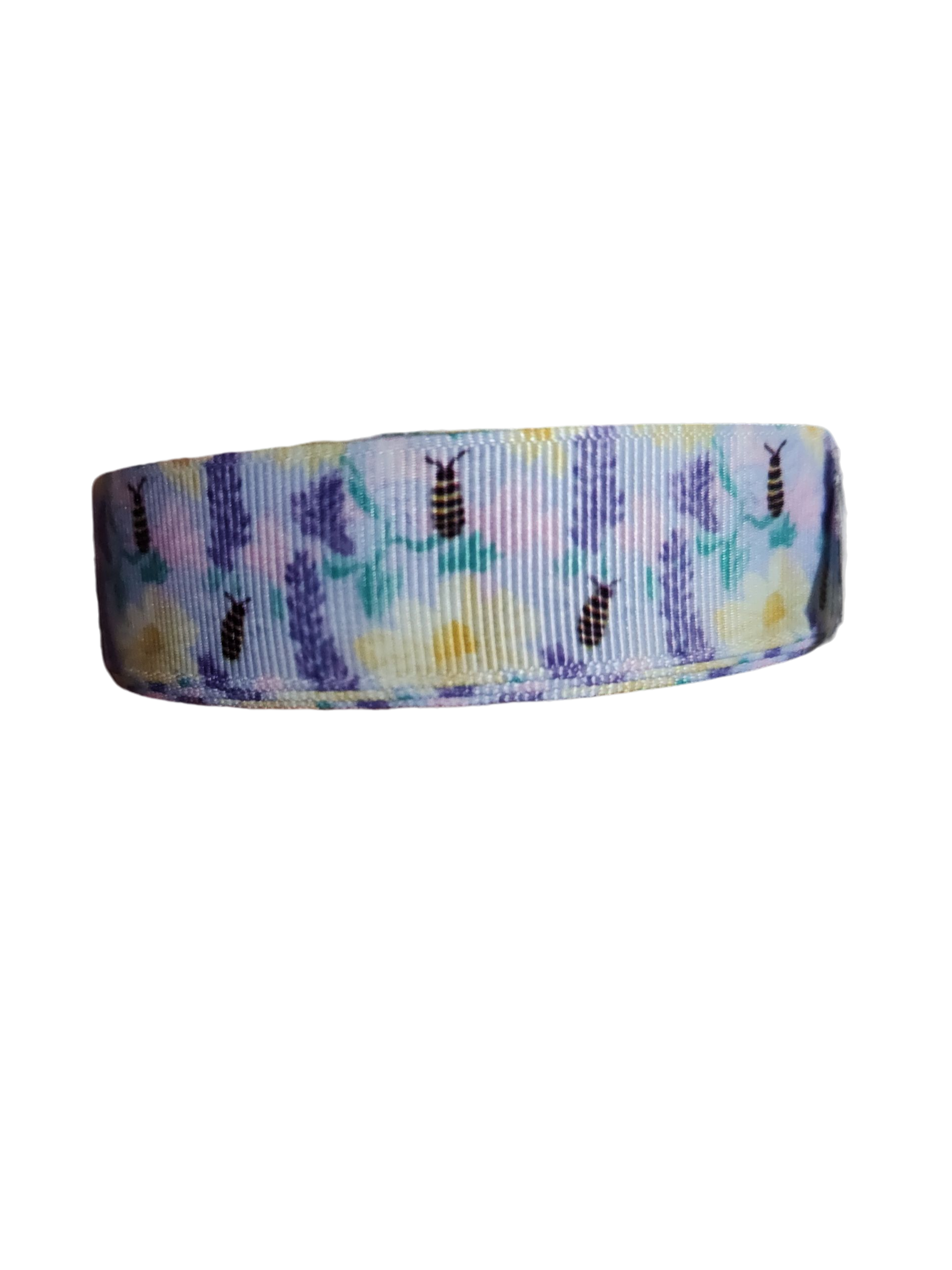 Lavender Bees Nylon Dog Collar | Purrfect Pet Kingdom