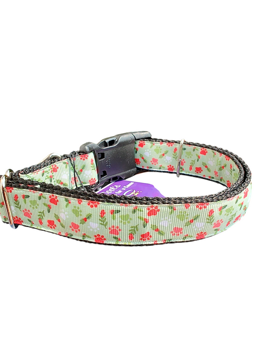 Holly And Ivy Paws Nylon Dog Collar | Purrfect Pet Kingdom