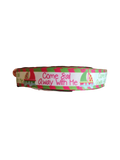 Come Sail Away With Me Nylon Dog Collar