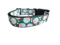 Santa Heads Christmas Nylon Dog Collar | Purrfect Pet Kingdom