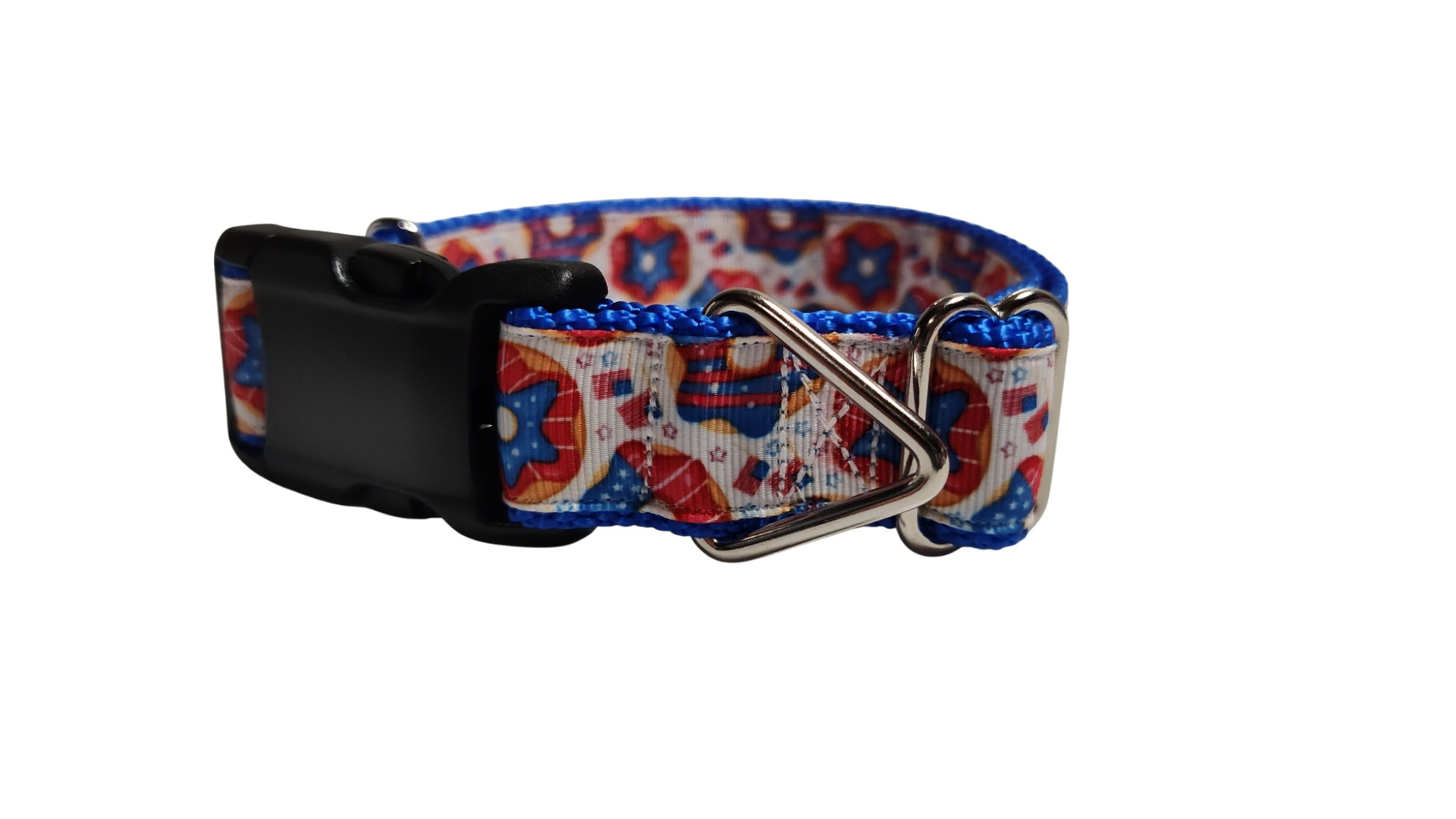 Patriotic Donuts Nylon Dog Collar | Purrfect Pet Kingdom