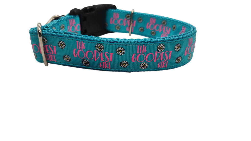 The Goodest Girl Nylon Dog Collar