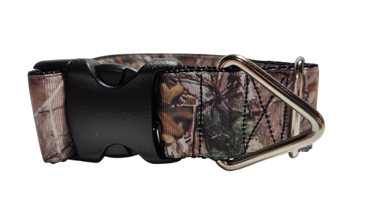 1.5" Wide Woods Camouflage Nylon Dog Collar | Purrfect Pet Kingdom