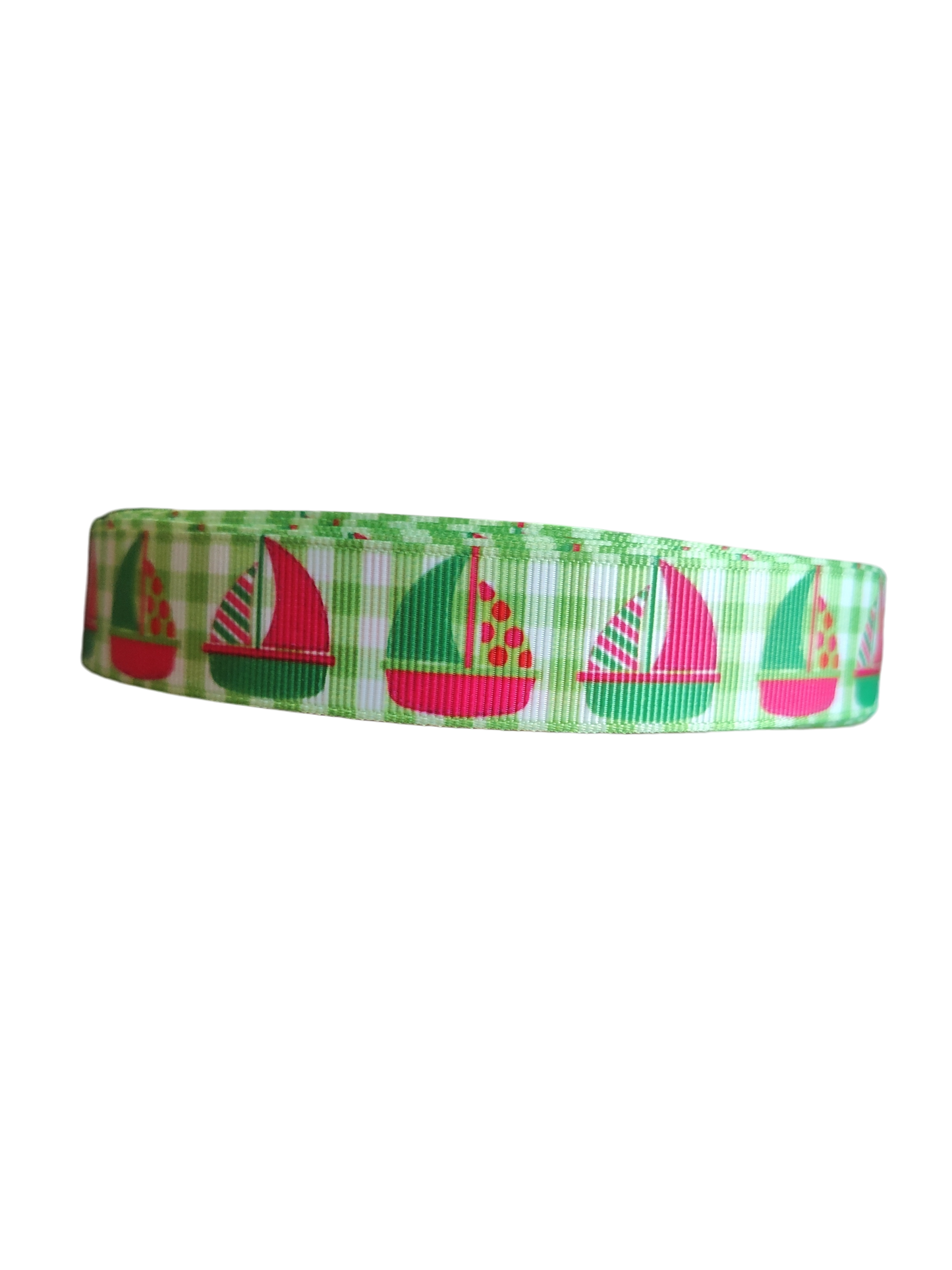 Neon Sailboats Nylon Dog Collar | Purrfect Pet Kingdom