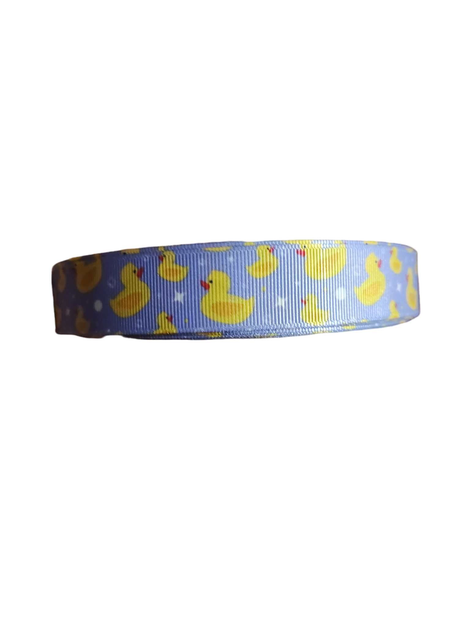 Bathtub Duckie (Purple) Nylon Dog Collar