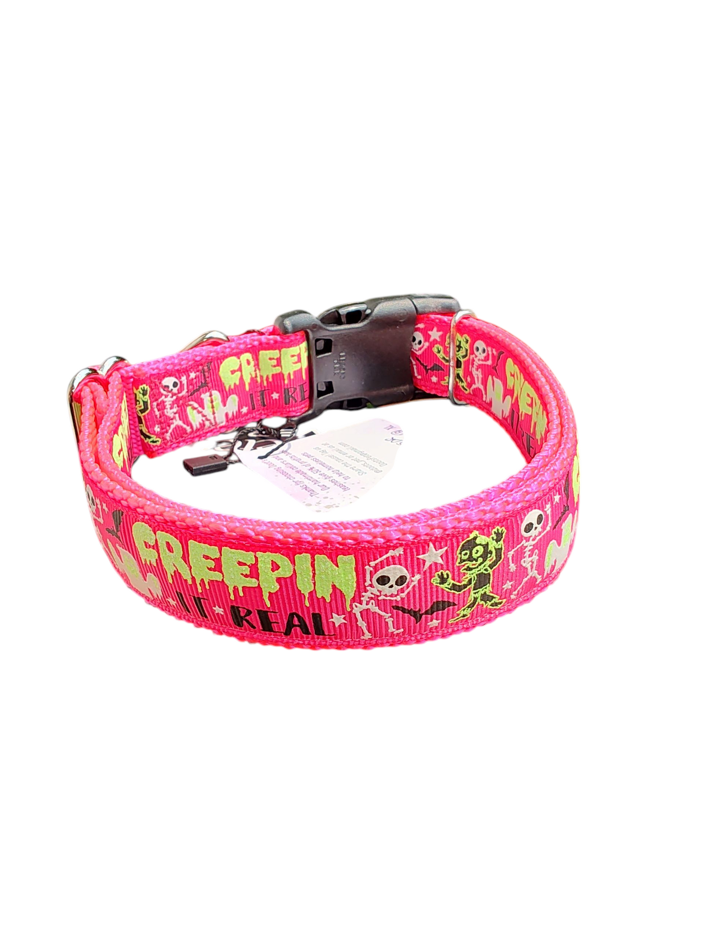 Creepin It Real Nylon Dog Collar | Purrfect Pet Kingdom