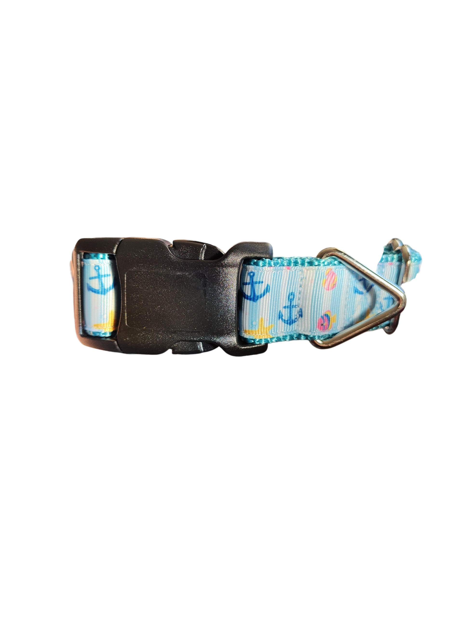 Anchors and Fish Nylon Dog Collar | Purrfect Pet Kingdom