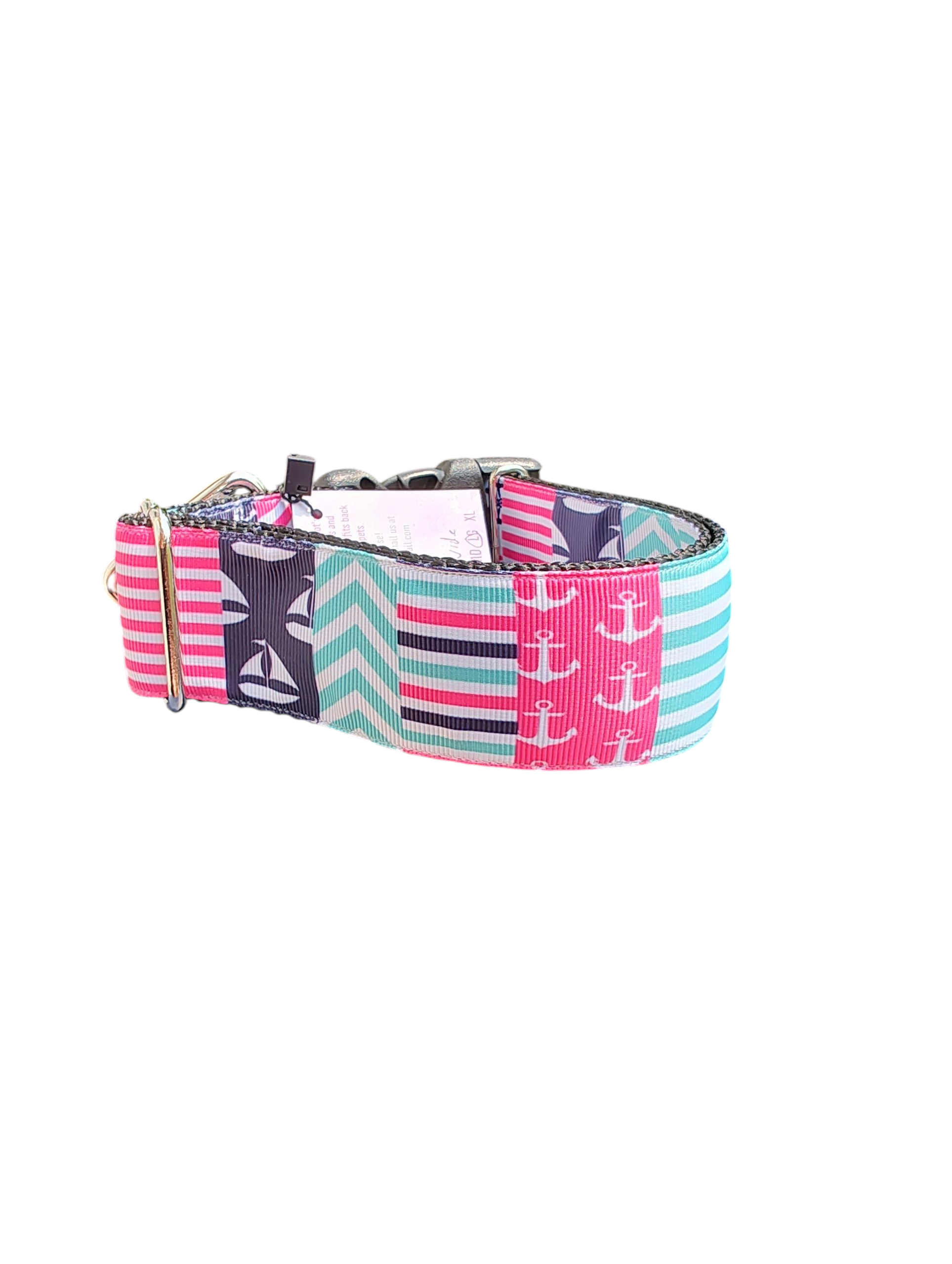 1.5" Wide Set Sail Nylon Dog Collar | Purrfect Pet Kingdom