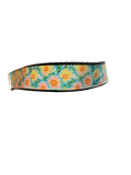 Flower Rows Nylon Dog Collar