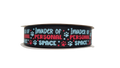 Invader of Personal Space Black Nylon Dog Collar
