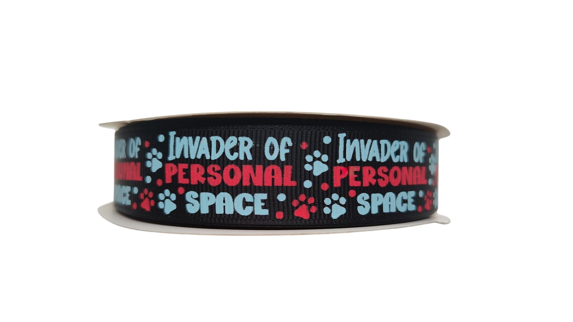 Invader of Personal Space Black Nylon Dog Collar | Purrfect Pet Kingdom