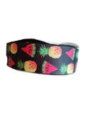 1.5" Wide Pineapple and Watermelon Nylon Dog Collar