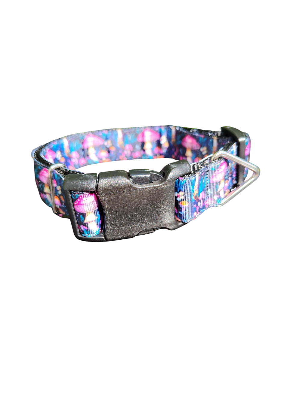Mushroom Forest Nylon Dog Collar