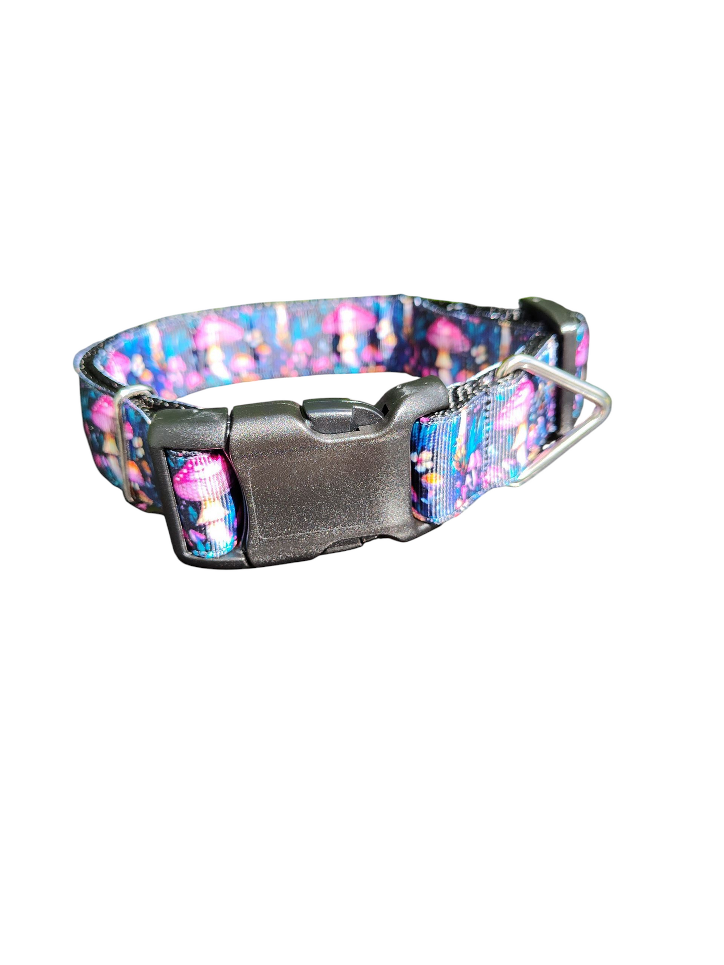 Mushroom Forest Nylon Dog Collar | Purrfect Pet Kingdom