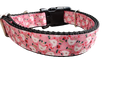 Christmas Chickens Nylon Dog Collar