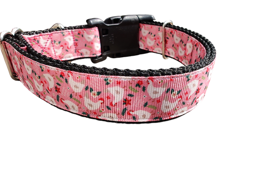 Christmas Chickens Nylon Dog Collar | Purrfect Pet Kingdom