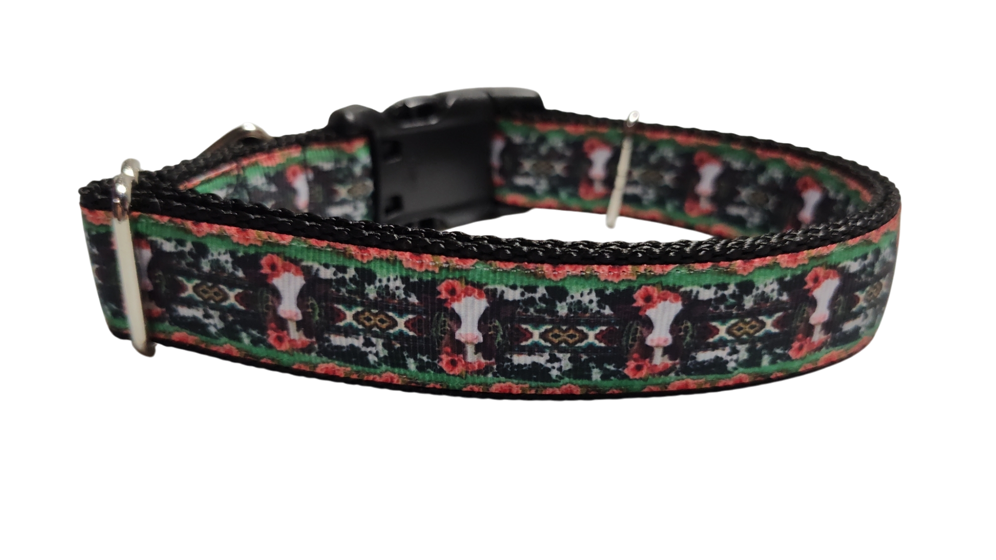 Western Cow Nylon Dog Collar | Purrfect Pet Kingdom