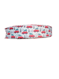 Red Truck Trees Nylon Dog Collar, Leash