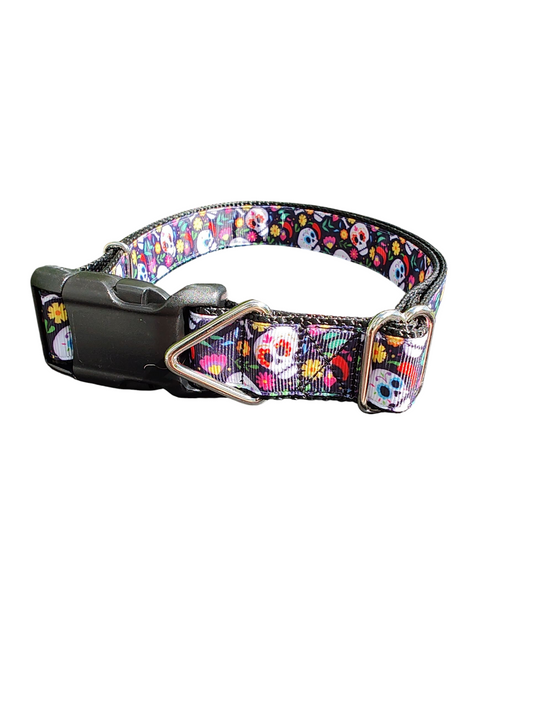 Sugar Skulls Nylon Dog Collar | Purrfect Pet Kingdom