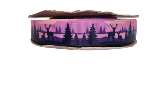 Deer in Nature Nylon Dog Collar | Purrfect Pet Kingdom
