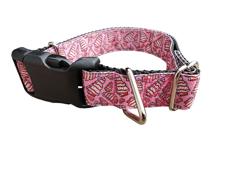 Snack Cake Trees Nylon Dog Collar