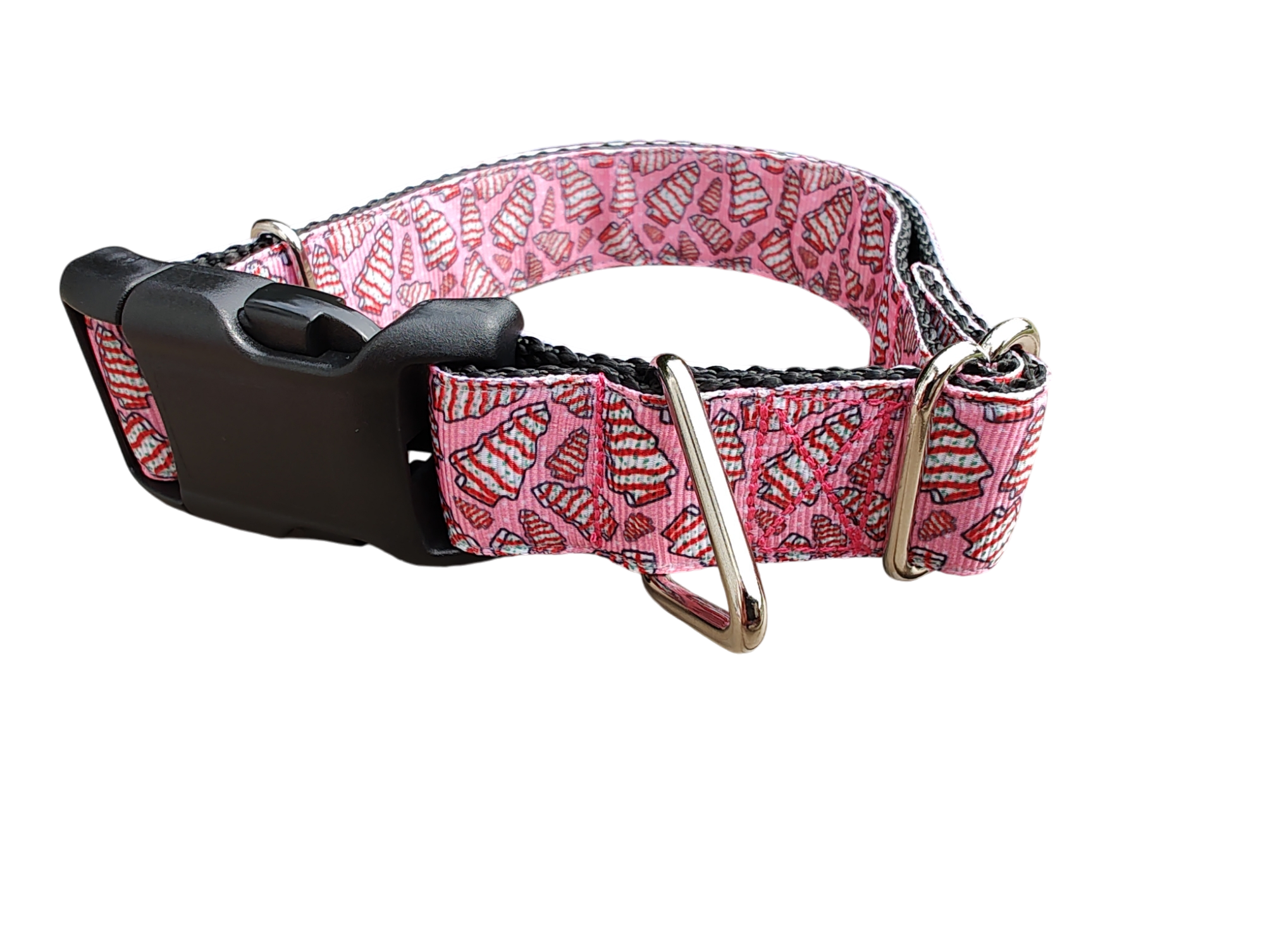 Snack Cake Trees Nylon Dog Collar