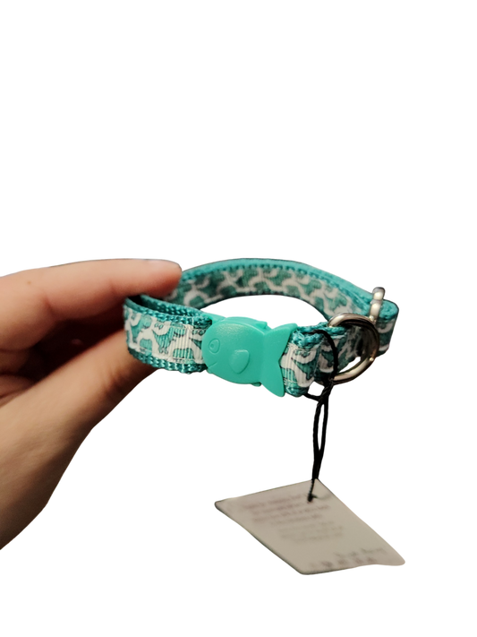 1/2" Dinosaur Nylon Dog / Cat Collar