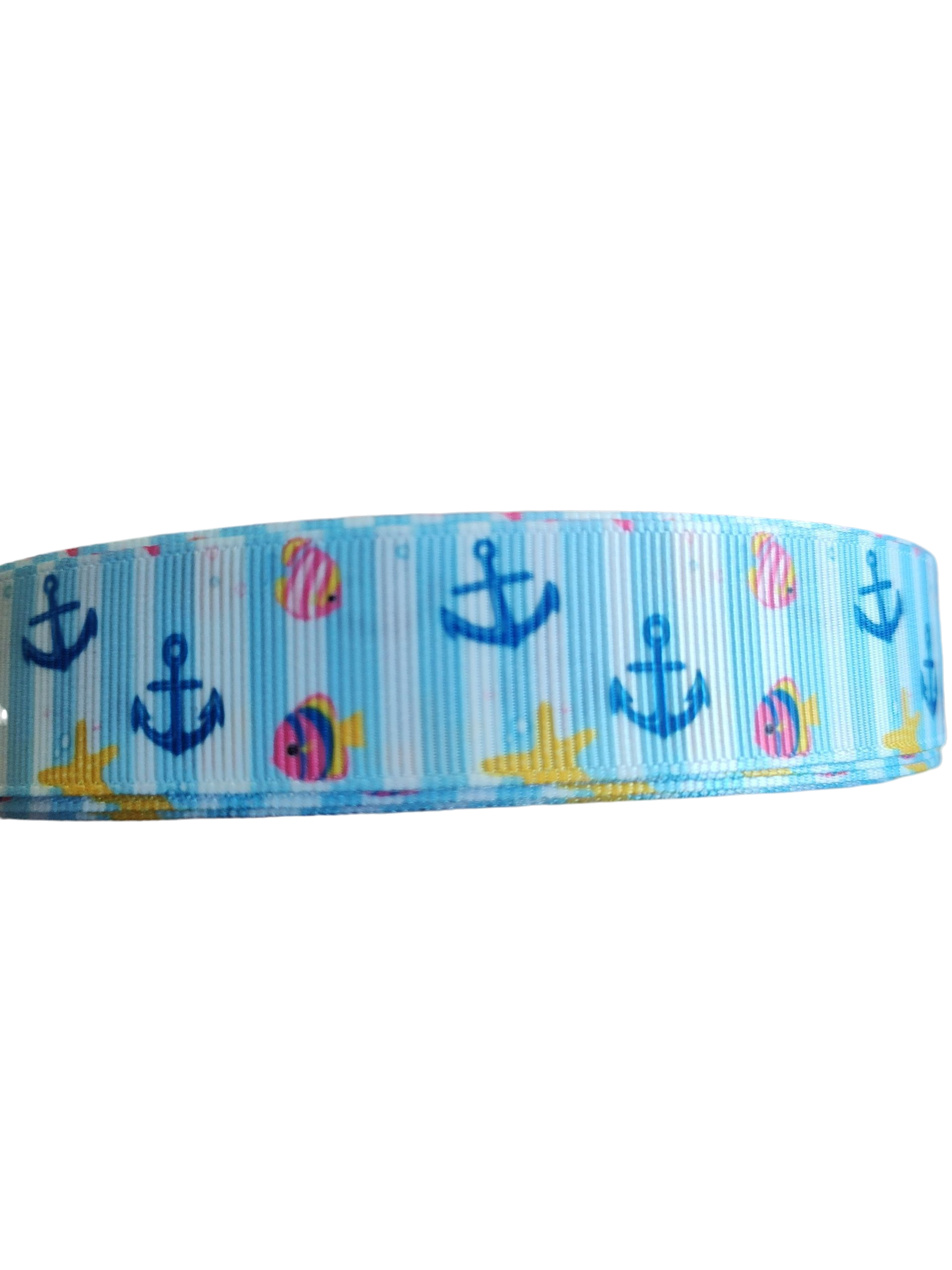 Anchors and Fish Nylon Dog Collar | Purrfect Pet Kingdom