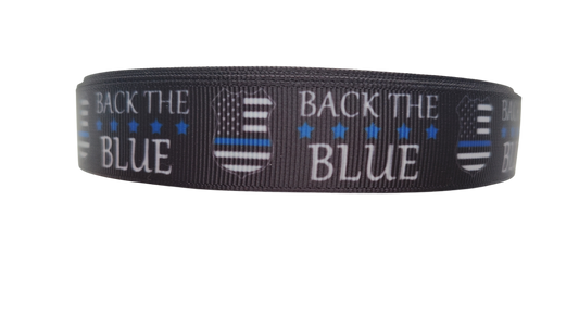 Back the Blue Nylon Dog Collar | Purrfect Pet Kingdom