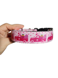 Bunny Easter Truck Nylon Dog Collar