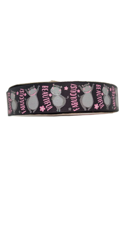 Hippo Nylon Dog Collar | Purrfect Pet Kingdom