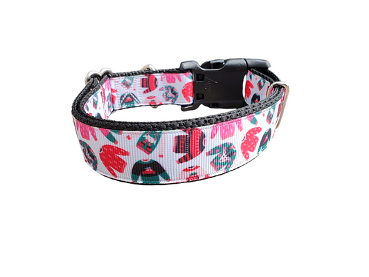Ugly Sweaters Nylon Dog Collar | Purrfect Pet Kingdom