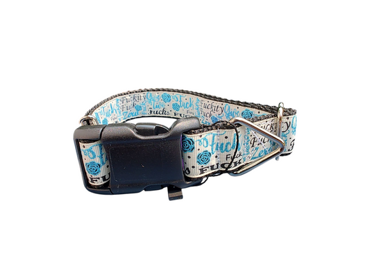 Give 2 Fucks Nylon Dog Collar | Purrfect Pet Kingdom