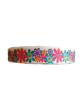 Bright Flowers Nylon Dog Collar