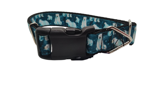 Polar Bears Nylon Dog Collar | Purrfect Pet Kingdom