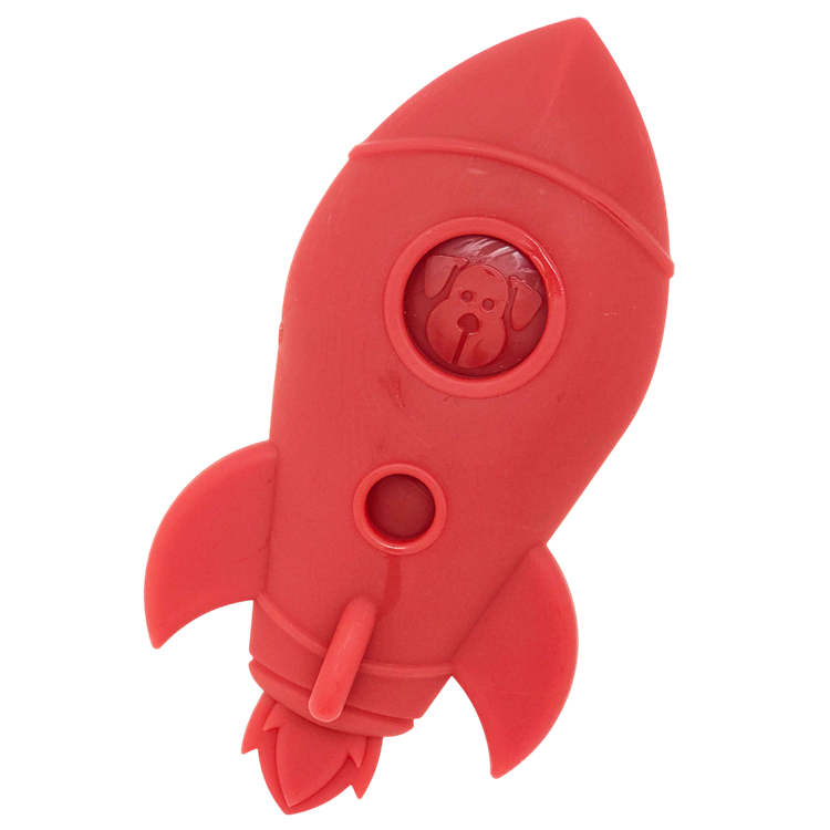 Dog Chew Toy Rocket Ship Ultra Durable Nylon Aggressive Play